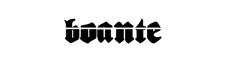 Bierg&auml;rten Laser  Free Fonts Download