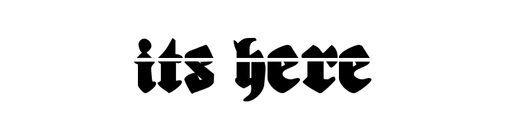 Bierg&auml;rten Laser  Free Fonts Download