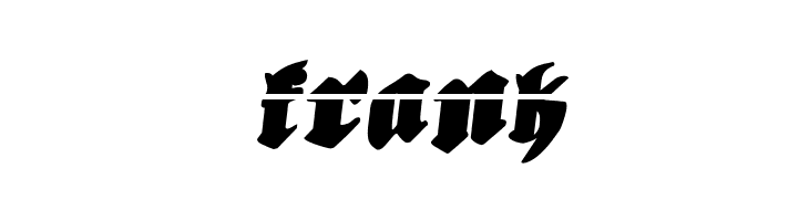 Bierg&auml;rten Rotalic Laser  Free Fonts Download