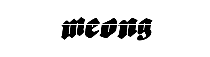 Bierg&auml;rten Rotalic Laser  Free Fonts Download