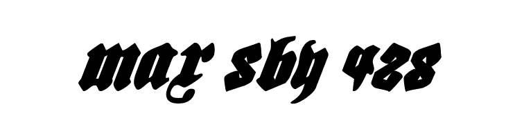 Bierg&auml;rten Italic  Free Fonts Download