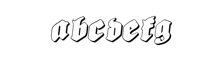 Biergärten Rotalic Shadow  Free Fonts Download