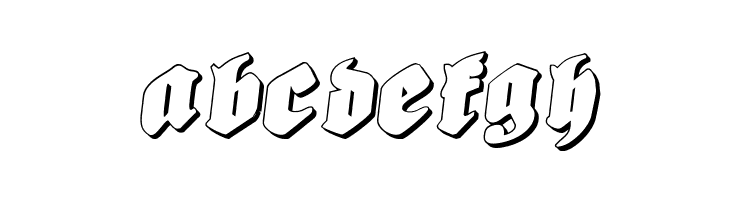 Biergärten Rotalic Shadow  Free Fonts Download