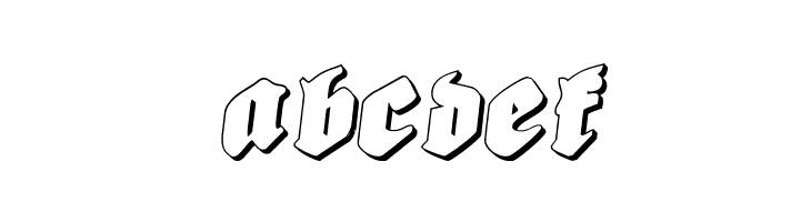 Biergärten Rotalic Shadow  Free Fonts Download