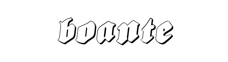 Bierg&auml;rten Rotalic Shadow  Free Fonts Download