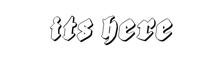 Bierg&auml;rten Rotalic Shadow  Free Fonts Download