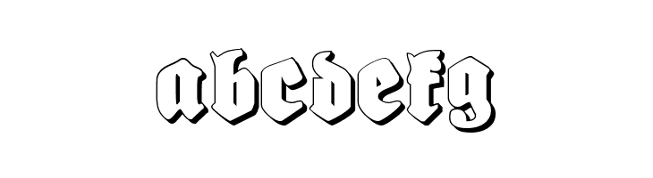 Biergärten Shadow  Free Fonts Download