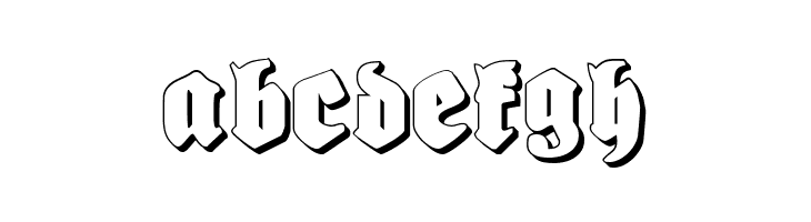 Biergärten Shadow  Free Fonts Download