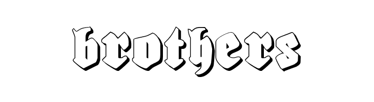 Biergärten Shadow  Free Fonts Download