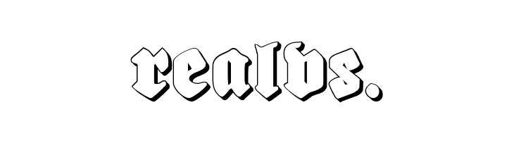 Biergärten Shadow  Free Fonts Download