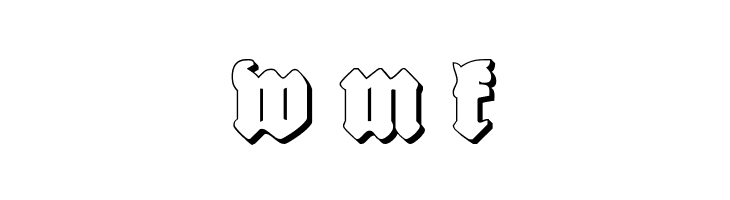 Bierg&auml;rten Shadow  Free Fonts Download