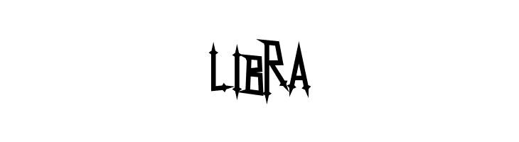LIBRA NekroKids Font