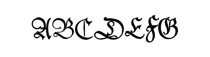Kleist-FrakturZierbuchstaben  Free Fonts Download