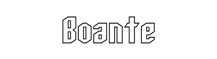 SF Archery Black Outline  Free Fonts Download