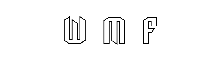 SF Archery Black Outline  Free Fonts Download