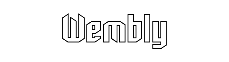 SF Archery Black Outline  Free Fonts Download