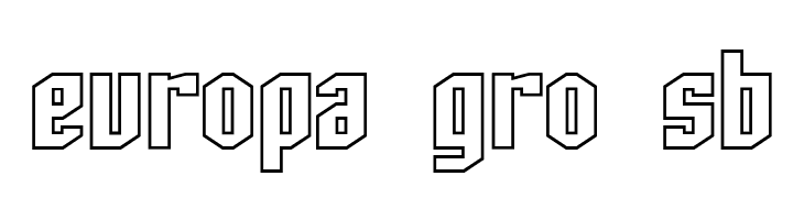 SF Archery Black Outline  Free Fonts Download