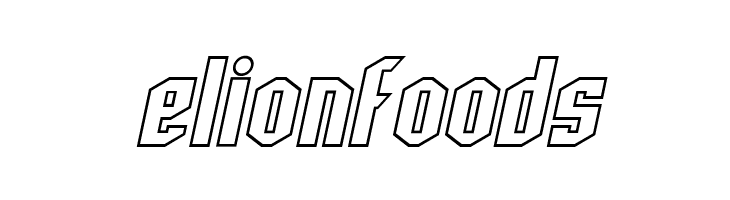 SF Archery Black Outline Oblique  Free Fonts Download