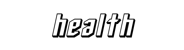 SF Archery Black Shaded Oblique  Free Fonts Download