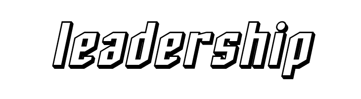 SF Archery Black Shaded Oblique  Free Fonts Download