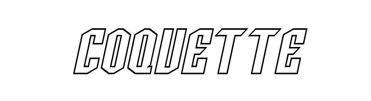 SF Archery Black SC Outline Oblique  Free Fonts Download