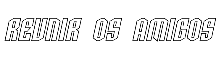 SF Archery Black SC Outline Oblique  Free Fonts Download