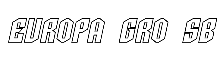 SF Archery Black SC Outline Oblique  Free Fonts Download