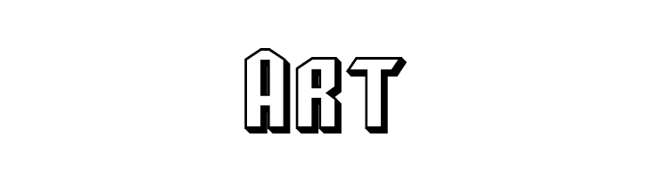SF Archery Black SC Shaded  Free Fonts Download