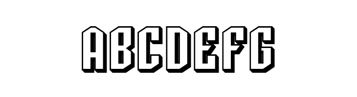 SF Archery Black Shaded  Free Fonts Download