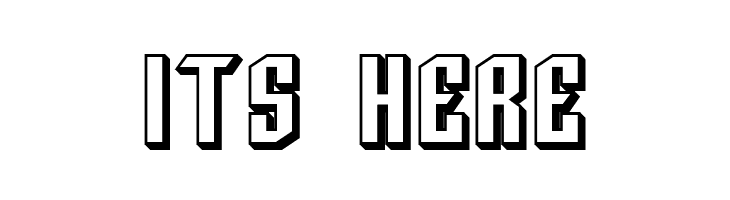 SF Archery Black Shaded  Free Fonts Download