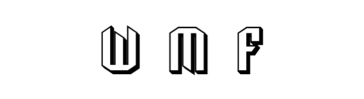 SF Archery Black Shaded  Free Fonts Download