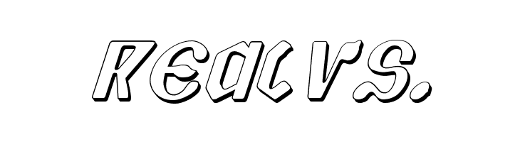 Piper Pie 3D Italic  Free Fonts Download