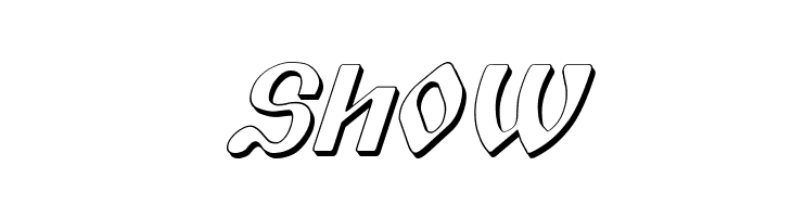 Piper Pie 3D Italic  Free Fonts Download