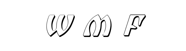 Piper Pie 3D Italic  Free Fonts Download