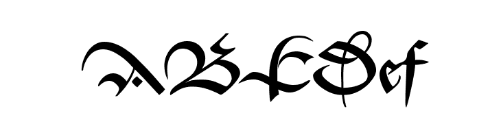 Bastarda-K  Free Fonts Download