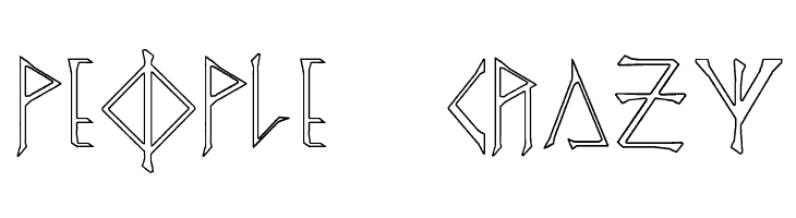 ODINS SPEAR RAGGED HOLLOW  Free Fonts Download