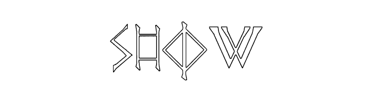 ODINS SPEAR RAGGED HOLLOW  Free Fonts Download