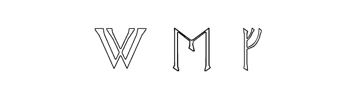 ODINS SPEAR RAGGED HOLLOW  Free Fonts Download