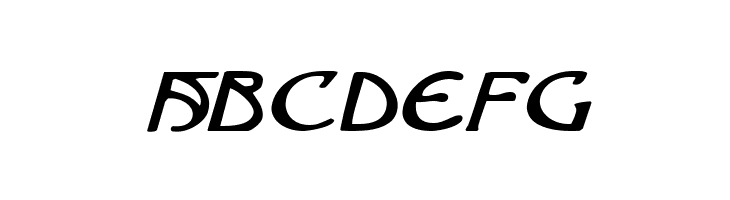 Brin Athyn Expanded Italic  Free Fonts Download