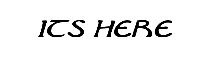 Brin Athyn Expanded Italic  Free Fonts Download