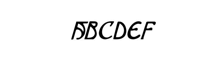 Brin Athyn Condensed Italic  Free Fonts Download