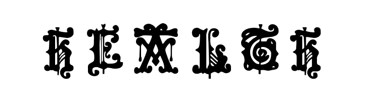 Medieval Sorcerer Ornamental  Free Fonts Download