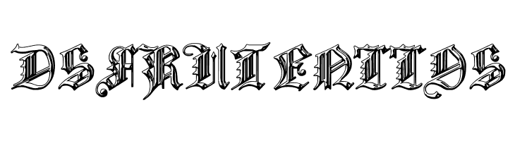 Church Text 'Shaded'  Free Fonts Download