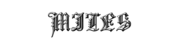 Church Text 'Shaded'  Free Fonts Download