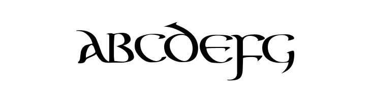 Aon Cari Celtic  Free Fonts Download