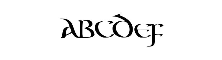 Aon Cari Celtic  Free Fonts Download