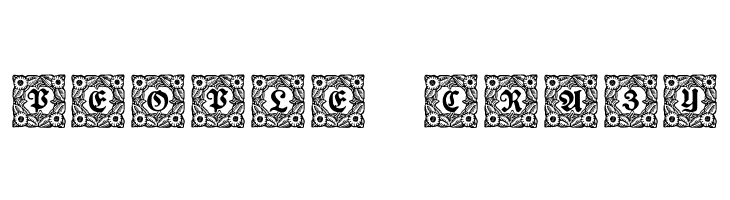 Schmuck-Initialen 1  Free Fonts Download