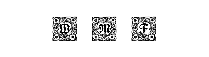 Schmuck-Initialen 1  Free Fonts Download
