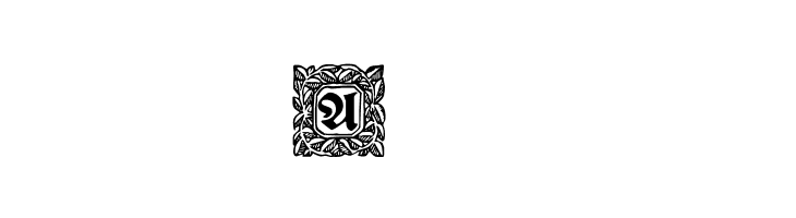 Schmuck-Initialen 2  Free Fonts Download