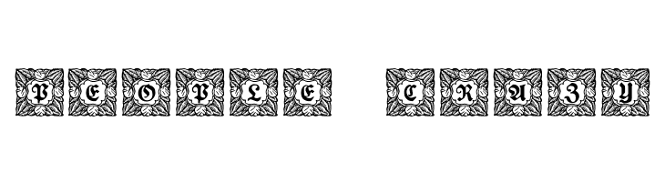 Schmuck-Initialen 3  Free Fonts Download